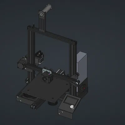 Mô hình Ender 3 .FCStd gốc được chuyển đổi cho FreeCAD