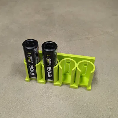 Giá đỡ pin USB Lithium tương thích Ryobi hoặc Inkzall