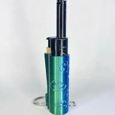 Vỏ Bật Lửa Clipper - In Hình Akatsuki (Có lỗ châm gas/Móc khóa)