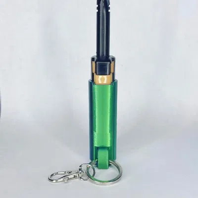 Vỏ Bật Lửa Clipper - In Hình Akatsuki (Có lỗ châm gas/Móc khóa)