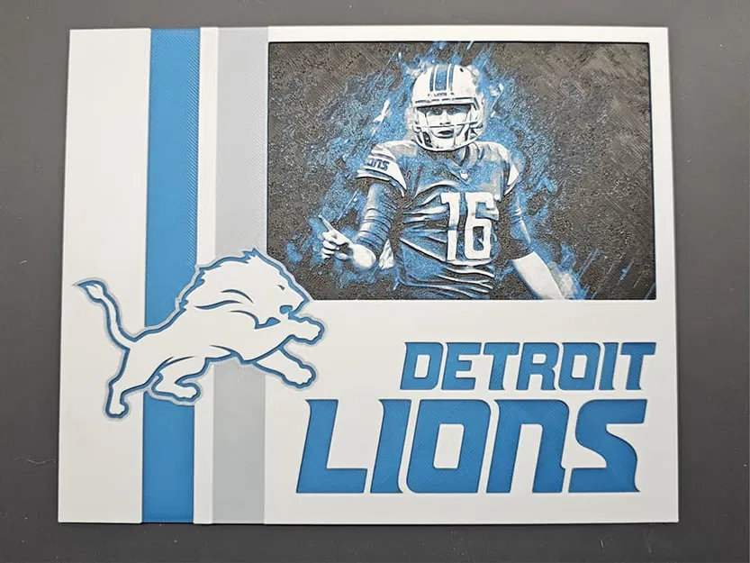 Hueforge - Detroit Lions - Jared Goff - Image 1