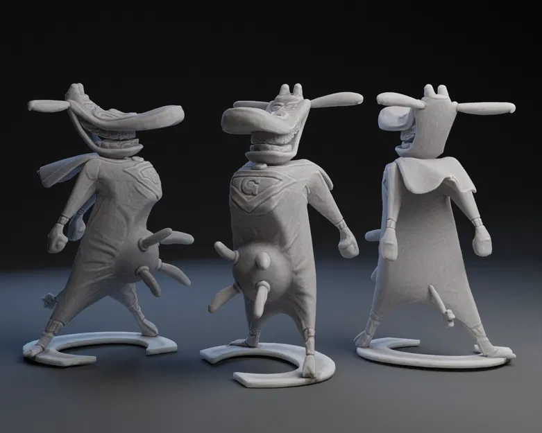 Siêu Bò - Tượng Mô Hình 3D - Image 1