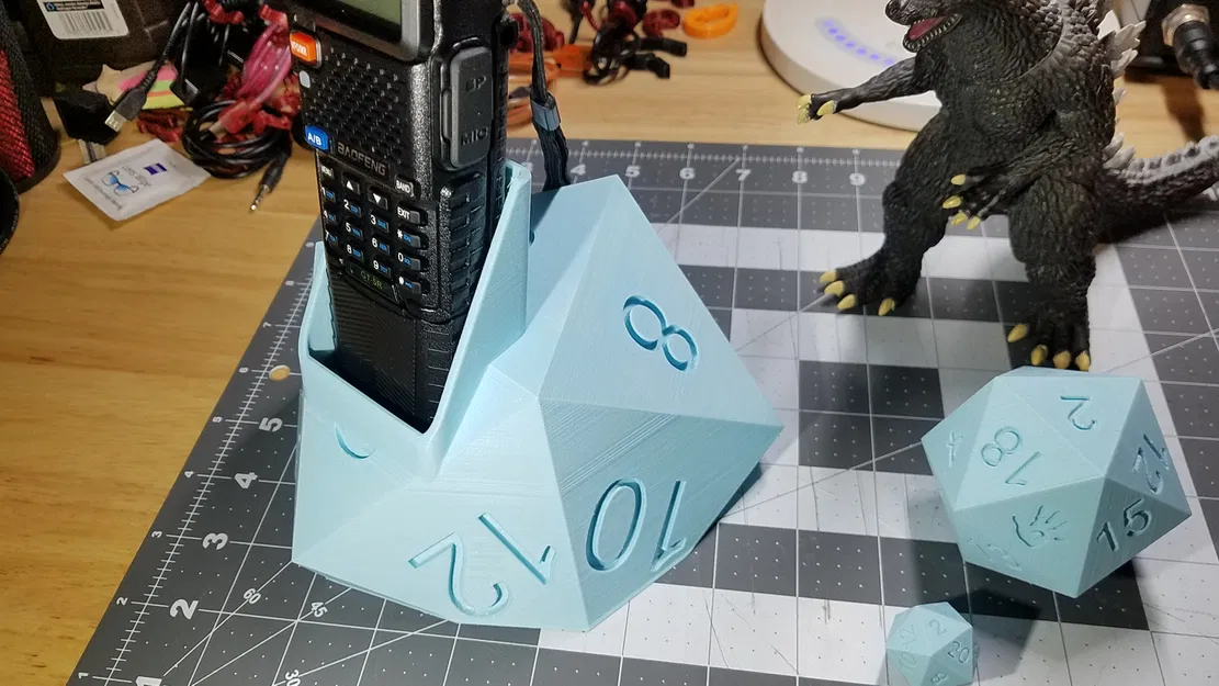 Giá đỡ Radio D.20 Hài hước Thiên hà cho Baofeng UV-5R, có Pin mở rộng, Mk XII, v6 - Image 3