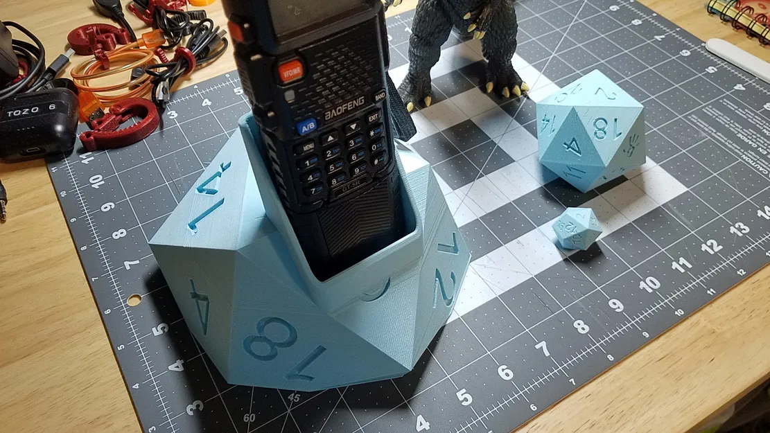 Giá đỡ Radio D.20 Hài hước Thiên hà cho Baofeng UV-5R, có Pin mở rộng, Mk XII, v6 - Image 7