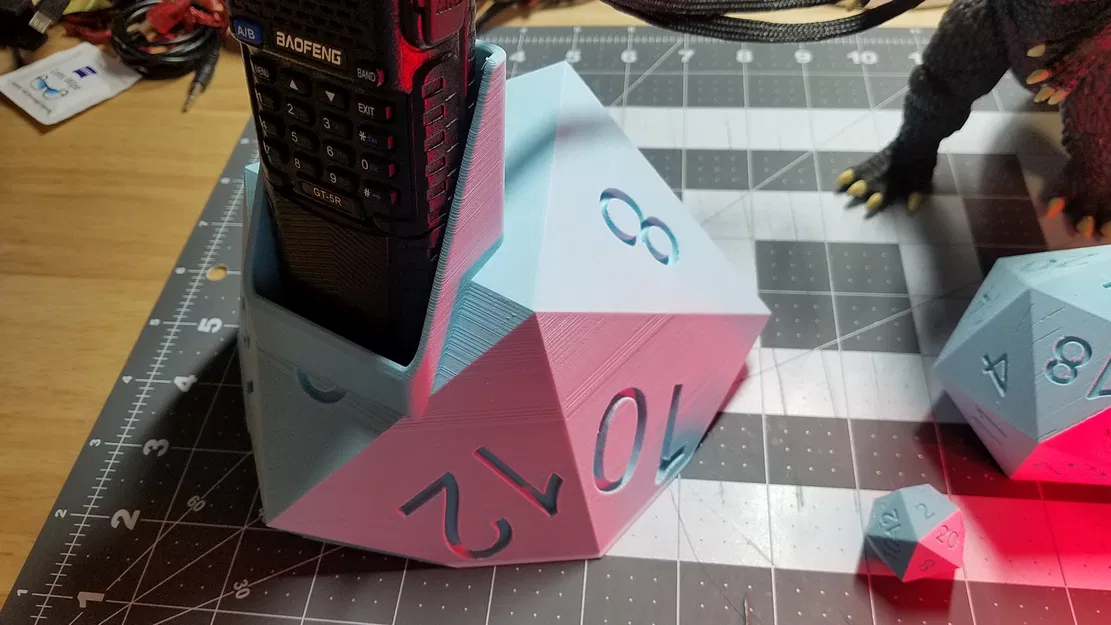 Giá đỡ Radio D.20 Hài hước Thiên hà cho Baofeng UV-5R, có Pin mở rộng, Mk XII, v6 - Image 8