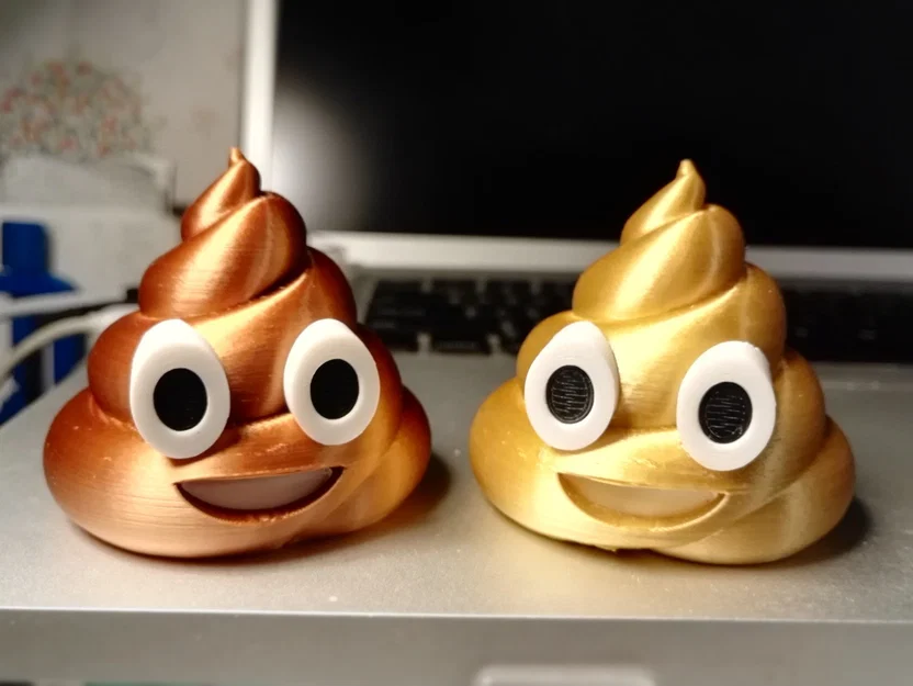 Mô hình 3D Biểu tượng Cục Phân (Pile of Poo Emoji U+1F4A9) - Image 1