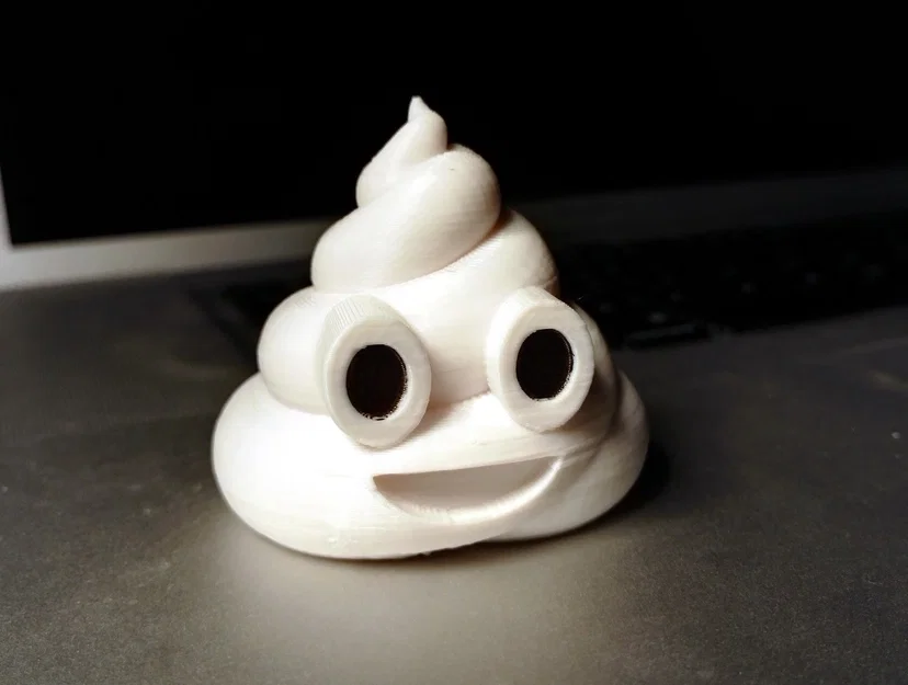 Mô hình 3D Biểu tượng Cục Phân (Pile of Poo Emoji U+1F4A9) - Image 2
