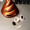 Mô hình 3D Biểu tượng Cục Phân (Pile of Poo Emoji U+1F4A9) - Thumbnail 5