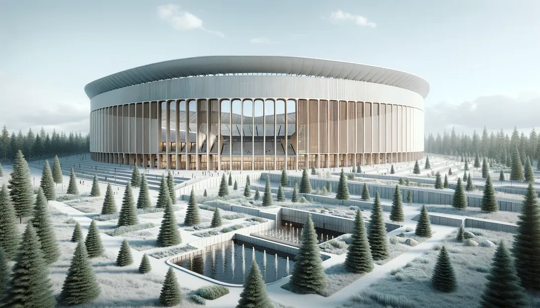 Sân Vận Động Phong Cách Đấu Trường La Mã Hiện Đại: Bản In 3D Nguyên Mẫu - Image 2