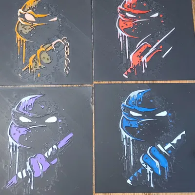 Khung cho Rùa Ninja Hueforge 200x200