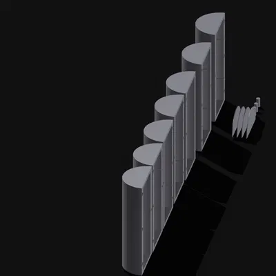 Hộp Đựng Chia Ngăn Hình Trụ Đa Năng