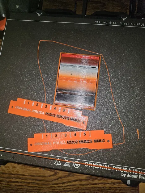 Strikethrough MMU3 Đế Nhãn Chế Cho In MMU - Image 2