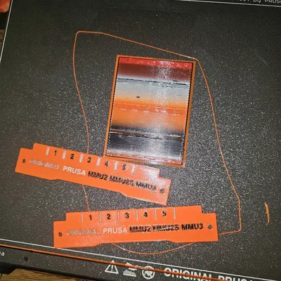 Strikethrough MMU3 Đế Nhãn Chế Cho In MMU