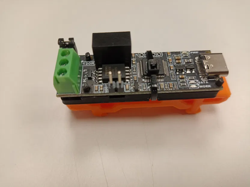 Giá đỡ DIN Rail cho CANable Pro 2.0 - Image 1