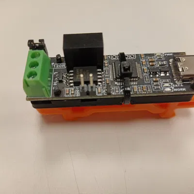 Giá đỡ DIN Rail cho CANable Pro 2.0