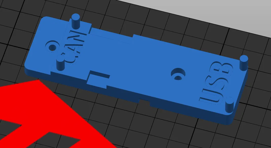 Giá đỡ DIN Rail cho CANable Pro 2.0 - Image 3