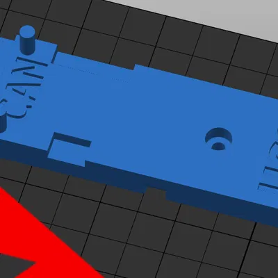 Giá đỡ DIN Rail cho CANable Pro 2.0