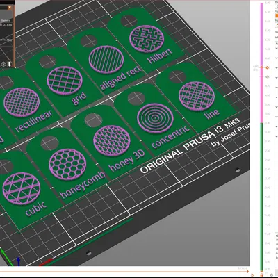In 3D - Các tag ví dụ mẫu lưới in