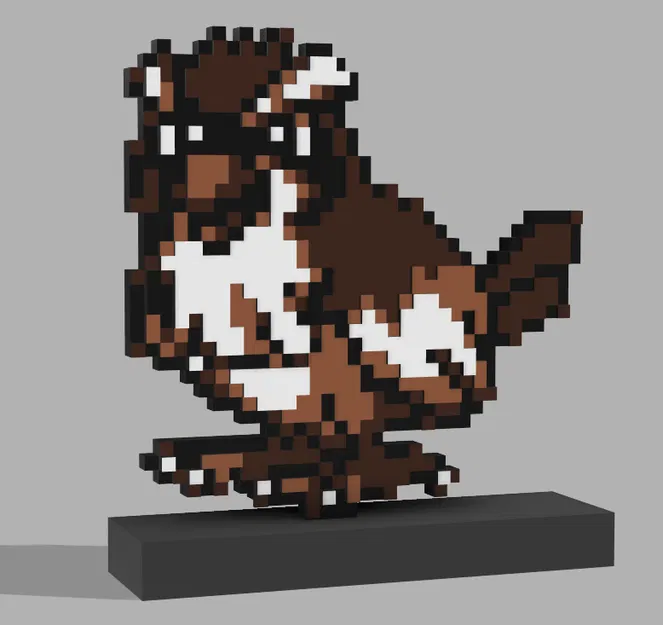 Chim Bồ Câu Dễ Thương Phong Cách 8bit Retro (Không Phải Pidgey) - Image 1