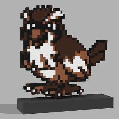 Chim Bồ Câu Dễ Thương Phong Cách 8bit Retro (Không Phải Pidgey)