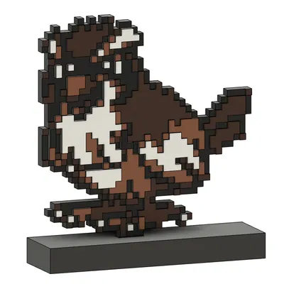 Chim Bồ Câu Dễ Thương Phong Cách 8bit Retro (Không Phải Pidgey)