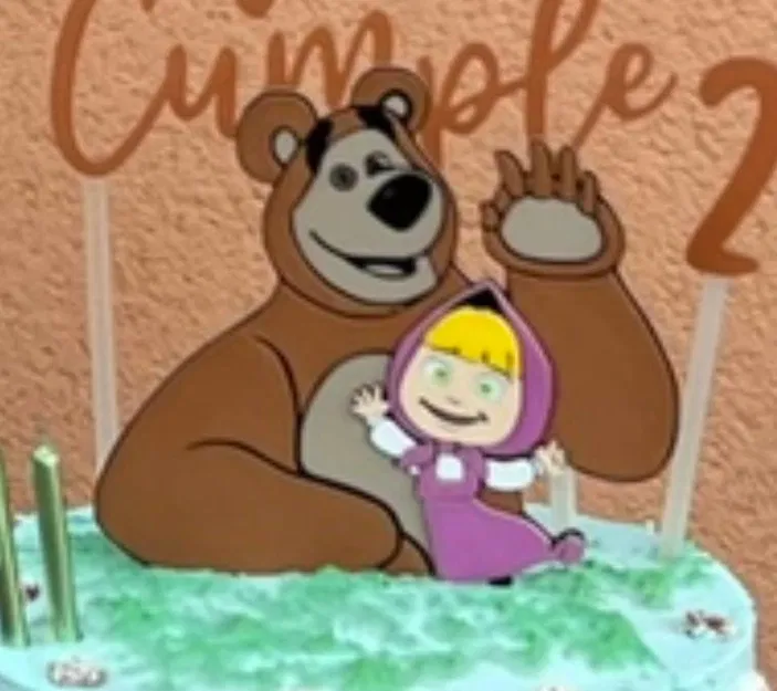 Mẫu Topper Masha và Gấu - Image 1