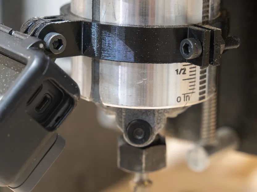 Đế GoPro Cánh Tay Nối Dài 100mm Cho Máy CNC Router Trục Chính 65mm - Image 5