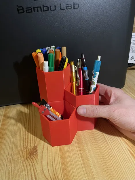 Hộp Đựng Bút Hình Lục Giác - Image 1