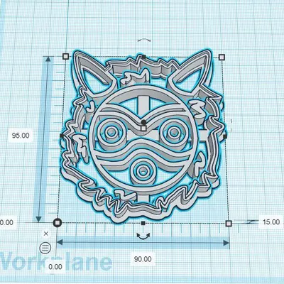 Khuôn Cắt Bánh Quy Công Chúa Mononoke