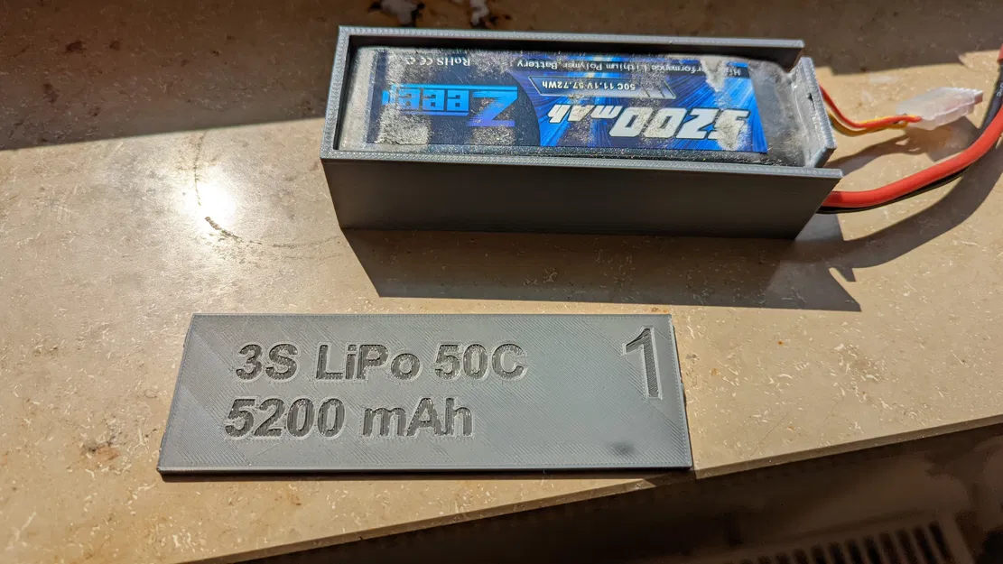 Vỏ cứng Hardcase cho Pin LiPo 3S - Image 1