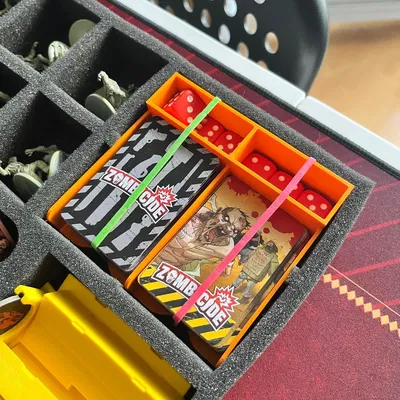 Khay Bài Zombicide (Thêm bản đôi và đơn, có chỗ bỏ bài)