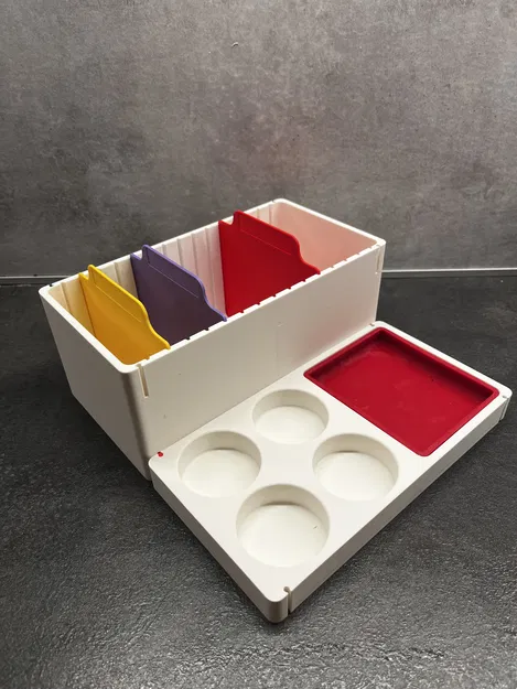 Hộp Đựng Gia Vị Module Xếp Chồng Có Khay Dầu Silicon - Image 2