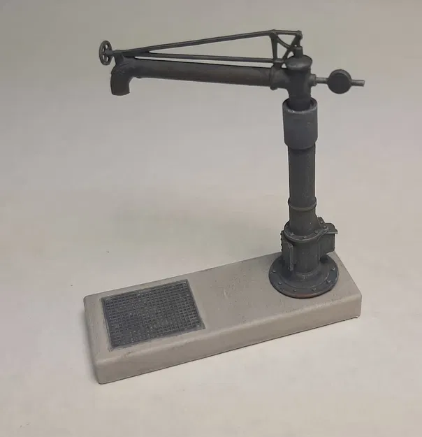 Vòi cấp nước kiểu Bỉ cho đầu máy hơi nước khổ H0 1:87 - Image 1