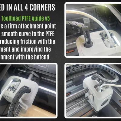 Hướng dẫn ống PTFE cho đầu in V5 - Dòng X/P