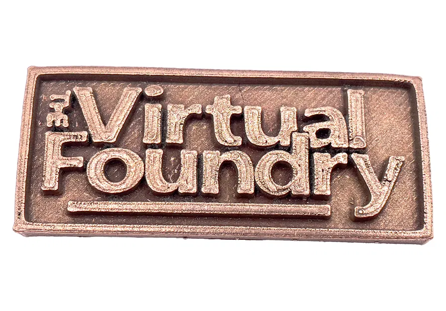 Mẫu In Thử Nghiệm Logo The Virtual Foundry - Image 1
