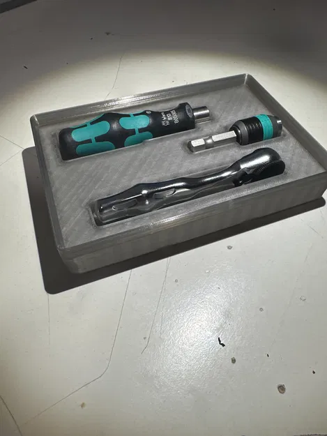 Khay Wera Ratchet và Tua Vít cho Gridfinity - Image 1