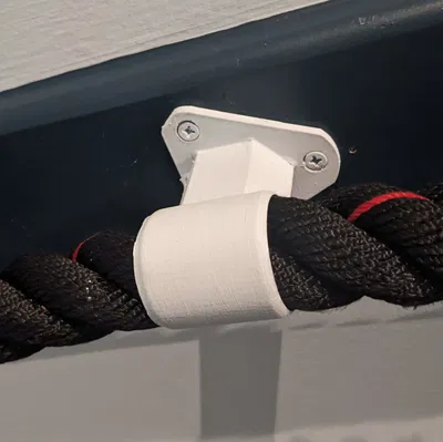 Pát/Tay vịn gắn dây thừng dày 38mm