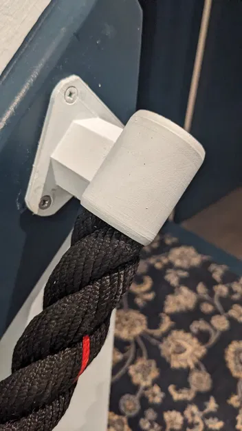 Pát/Tay vịn gắn dây thừng dày 38mm - Image 4