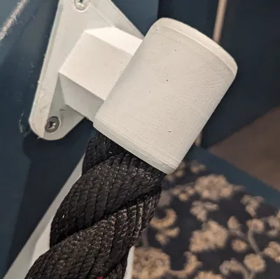 Pát/Tay vịn gắn dây thừng dày 38mm