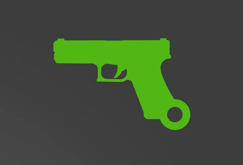 Móc khóa súng - Image 2