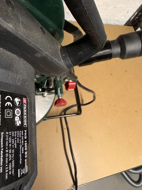 Bộ chuyển đổi Bosch Advanced Vac 20 sang Máy cưa Parkside PKS 1500 B3 - Image 3