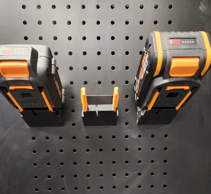 Giá Đỡ Pin Worx Cho Pegboard 1 Inch - Image 1