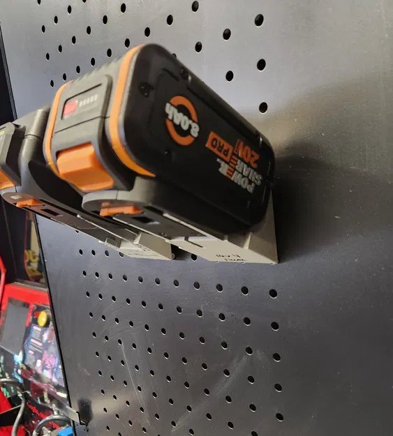 Giá Đỡ Pin Worx Cho Pegboard 1 Inch - Image 4