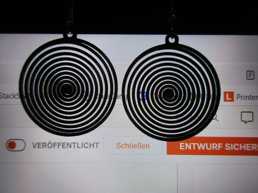 Bông Tai Xoắn Ốc Tinh Tế - Image 3