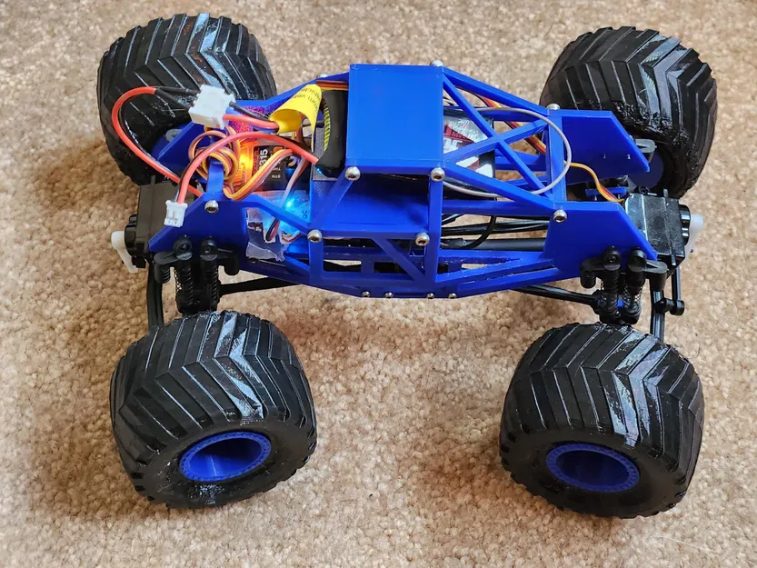 Bánh Và Lốp Mini Monster Cho SCX24 - Image 1