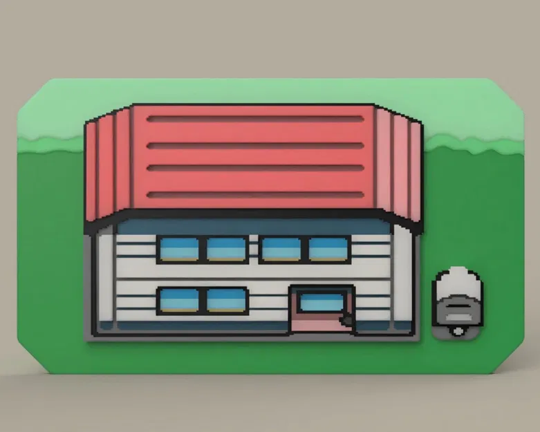 Khung Tranh Pokemon 2D Phong Cách Nhà Reds - Image 1