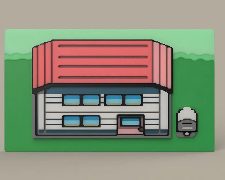 Khung Tranh Pokemon 2D Phong Cách Nhà Reds - Image 2