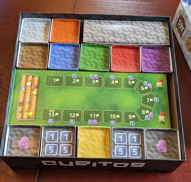 Khay giữ đồ và hộp đựng bài Cubitos - Image 2