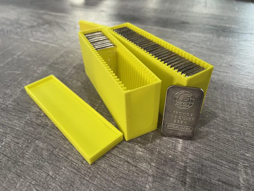 Hộp Đựng Thanh Bạc 1oz và Nắp - Image 1