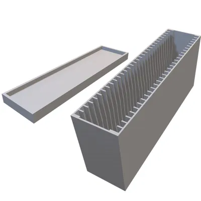 Hộp Đựng Thanh Bạc 1oz và Nắp